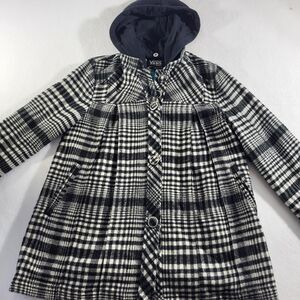 Vans Women's Jacket Black White Plaid Off The Wall Coat Y2K Womens Size Medium